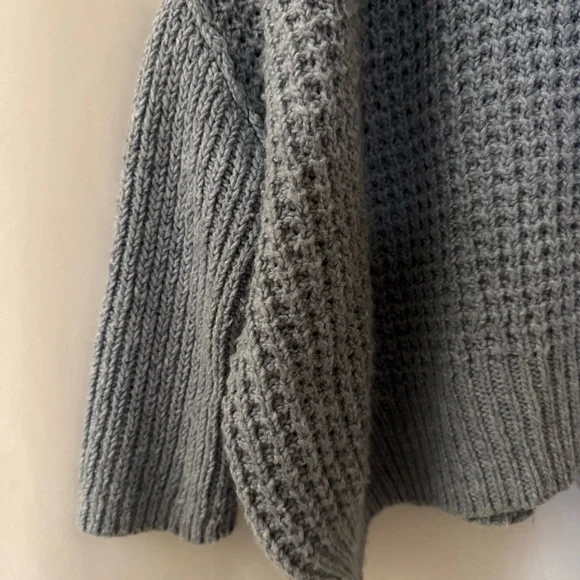 FREE PEOPLE Breeze Wool / Angora Rabbit Hair Blend Chunky Cardigan Size L - Picture 11 of 13